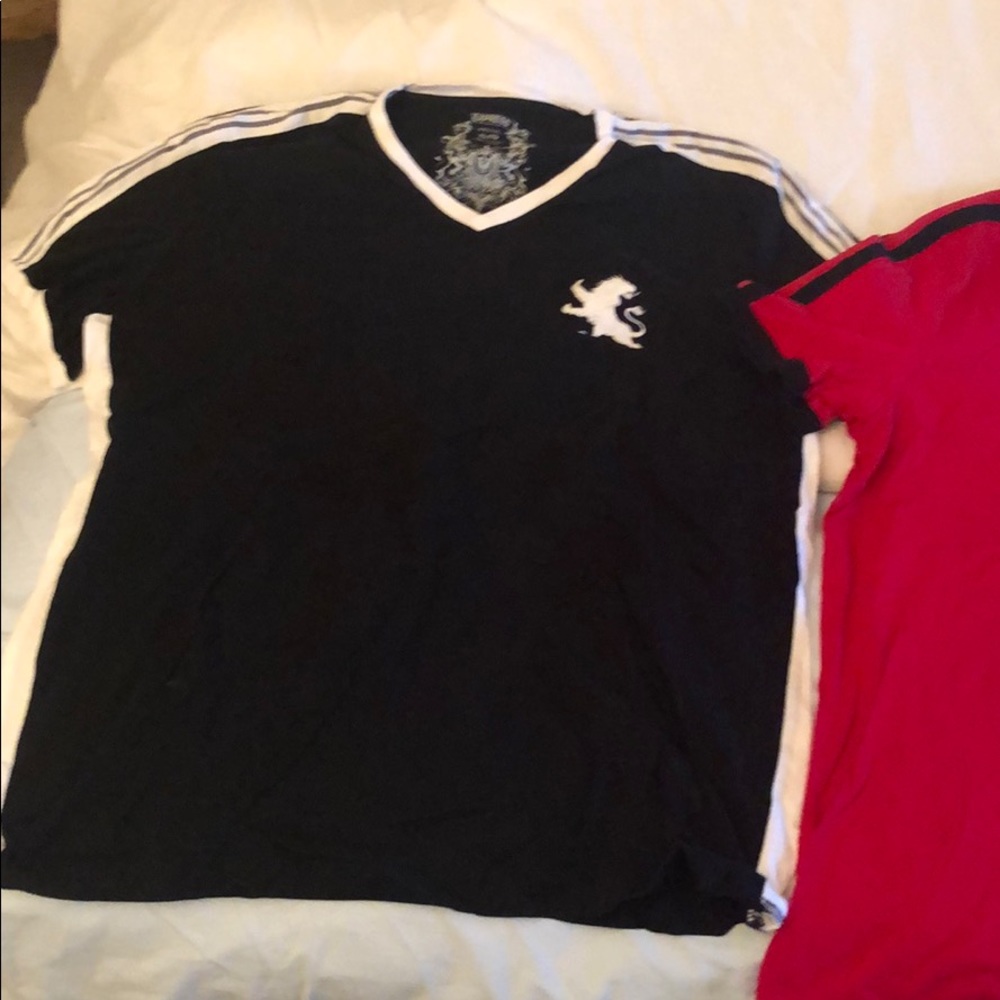 Bundle Two Express T Shirts Black & Red NWOT